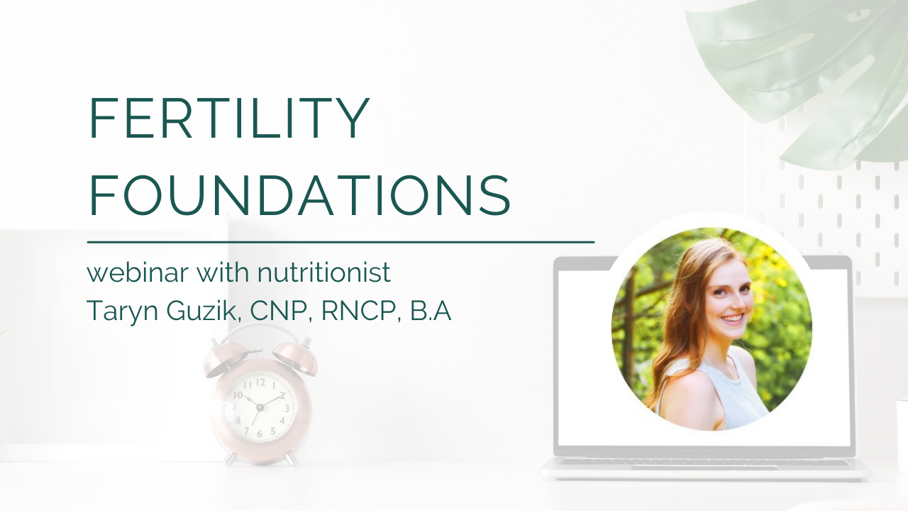 Fertility Foundations webinar Taryn Guzik