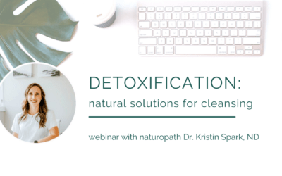 Detoxification Webinar – Natural Solutions for Cleansing with Dr. Kristin Spark, ND