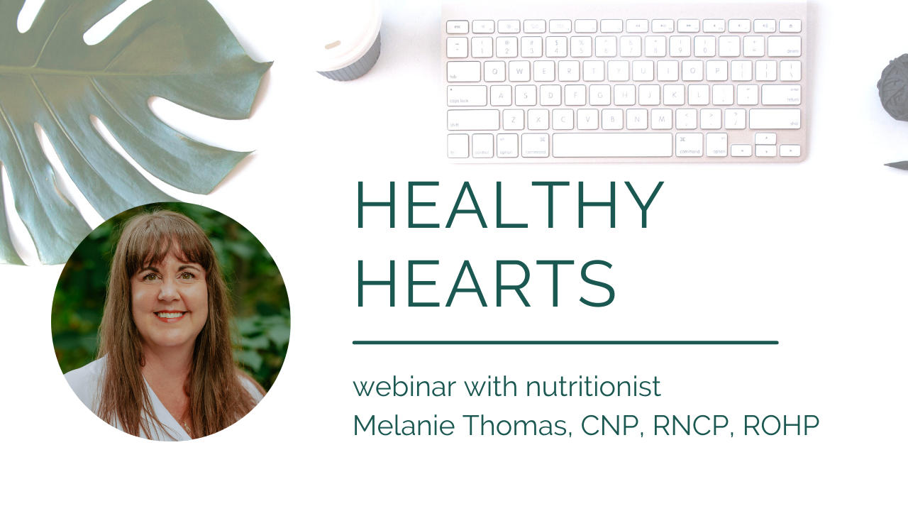 healthy hearts webinar nutritionist Melanie Thomas